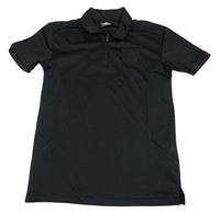 Černé sportovní polo tričko se znakem UMBRO