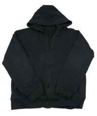 Černá propínací mikina s kapucí George