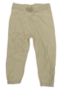 Světlebéžové pletené tepláky s mašli H&M