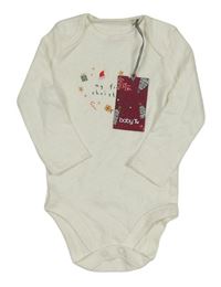 Nové - Bílé body s vánočním motivem Tu