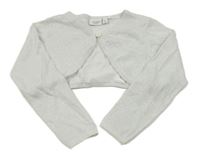 Světlešedé třpytivé svetrové bolerko Name it