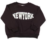 Lilková mikina s nápisem Zara