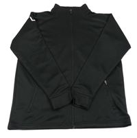 Černá sportovní propínací mikina