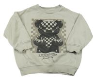 Šedá mikina s medvědem F&F