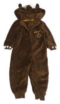 Hnědá chlupatá kombinéza s kapucí - Gruffalo Debenhams