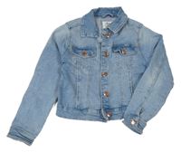 Modrá riflová crop bunda Denim Co.