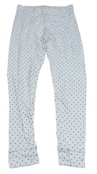 Bílo-černé pyžamové kalhoty s hvězdičkami Next