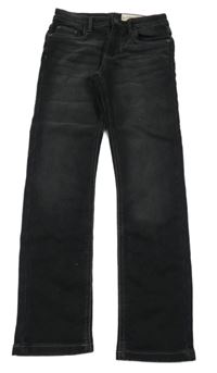 Antracitové teplákové skinny fit rifle Pepperts