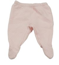 Světlerůžové vzorované teplákové polodpuky 