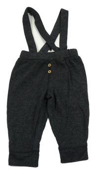 Antracitové tepláky s kšandami Carter's