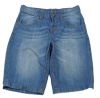 Modré lehké riflové kraťasy C&A