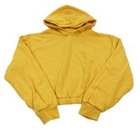 Žlutá cop mikina s kapucí H&M