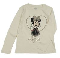 Smetanové triko s Minnie C&A