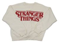 Smetanová mikina s nápisem - Stranger things George
