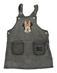 Šedé laclové riflové šaty s Minnie Primark