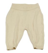 Smetanové pletené tepláky Ergee