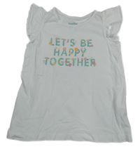 Bílé tričko s nápisem Lupilu