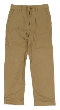 Hnědé plátěné chino kalhoty River Island