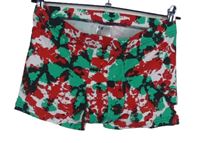 Dámské černo-zeleno-červené vzorované boxerky H&M
