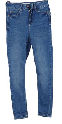 Dámské modré skinny rifle New Look 