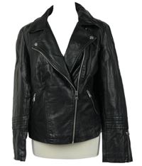 Dámský černý koženkový křivák Only 