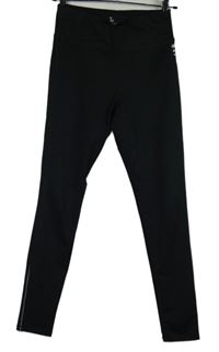 Dámské tmavomodré plátěné skinny kalhoty Sisley 