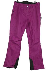 Dámské purpurové šusťákové funkční oteplovačky Tchibo 