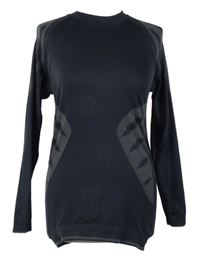 Pánské černo-šedé sportovní funkční triko 