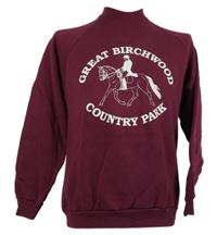 Pánská vínová mikina s potiskem 