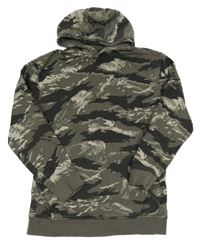 Šedá army mikina s kapucí George