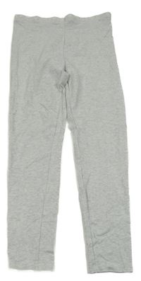 Šedé melírované legíny