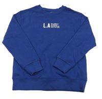 Tmavomodrá mikina s nápisem Zara