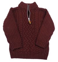 Mahagonový svetr Next