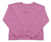 Růžová mikina s nápisem Primark