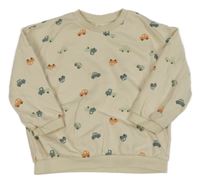 Smetanová mikina s auty H&M