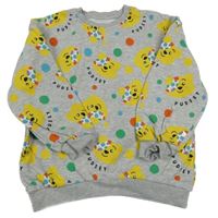 Světlešedá mikina s medvídky Pudsey George