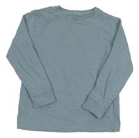 Modrošedé triko Next