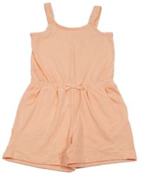 Neonově lososový kraťasový overal George