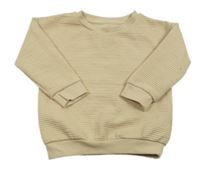 Béžová žebrovaná mikina Primark