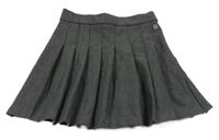 Tmavošedá skládaná tepláková sukně Zara
