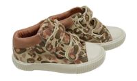 Béžovo-růžové vzorované kotníkové boty George vel.26