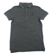 Šedé melírované polo tričko Next