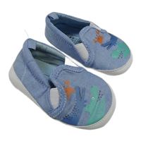 Modré plátěné capáčky s dinosaury F&F vel. 15