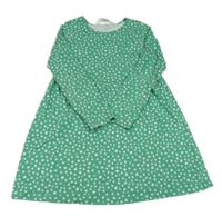 Zelené kytičkované bavlněné šaty H&M