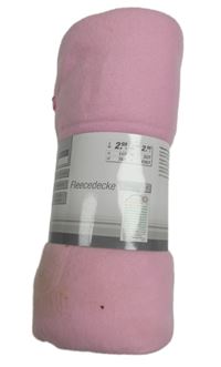 Nové - Světlerůžová fleecová deka 