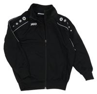 Černá propínací sportovní mikina s logem Jako 