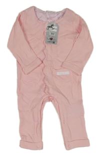 Nové - Světlerůžový vzorovaný overal s kapsami Rock a Bye Baby