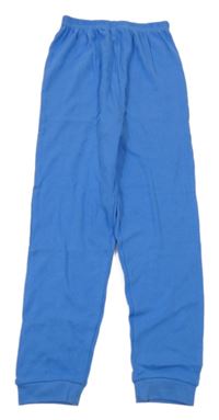 Modré cuff tepláky 