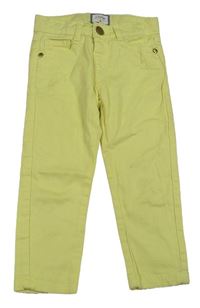 Žluté skinny crop rifle Debenhams