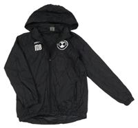 Černá šusťáková sportovní bunda se znakem a odepínací kapucí zn. CRAFT